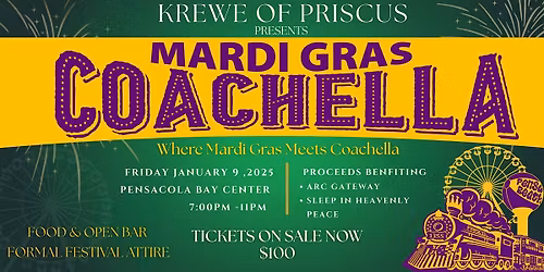 Krewe of Priscus presents Mardi Gras Coachella