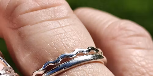 Sterling silver ring workshop