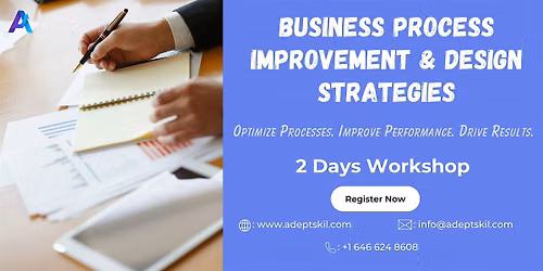 Business Process Improvement & Design Strategies\u2013Miami, FL| 2Days