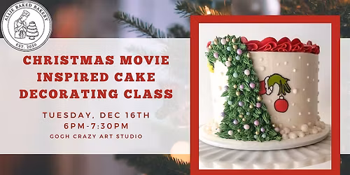 Christmas Movie Inspired Cake Decorating Class