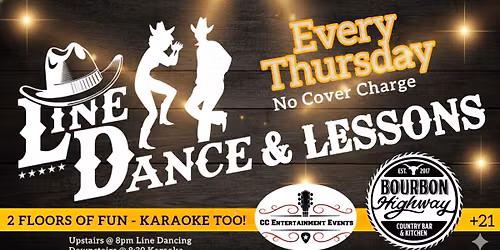 Line Dancing Every Thursday - Karaoke Too!