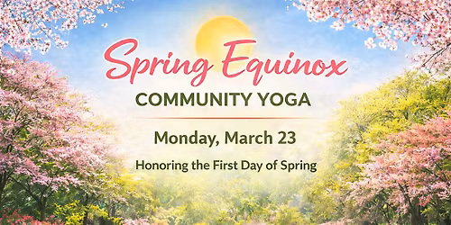 Spring Equinox Community Yoga at Josephine Butler Center