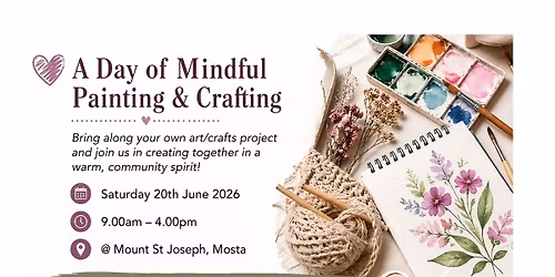 A Day of Mindful Painting & Crafting (for adults)