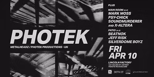 Photek - Official Movement Pre-Party