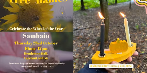 Tree Babies - SAMHAIN - Thursday 23rd October - 10am - 12pm, Henderson Hall, Talybont on Usk