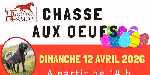 Chasse aux Oeufs des Equid\u00e9s Hamois \/ Dimanche 12 avril 2026