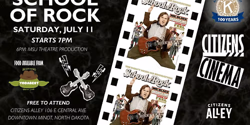 Citizens Cinema Outdoor Movie | School of Rock