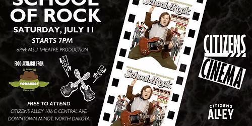 Citizens Cinema Outdoor Movie | School of Rock