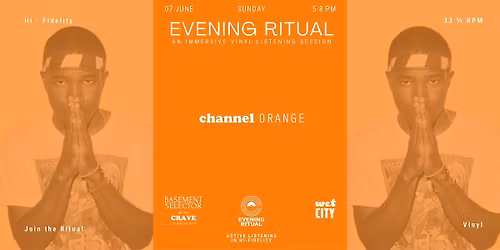 FRANK OCEAN - Evening Ritual - Vinyl Listening Session