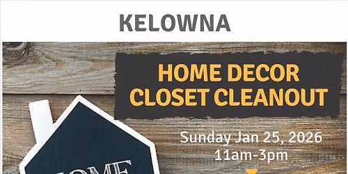 Home Decor Closet Cleanout ~ Jan 25, 2026
