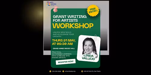 The Artist Workshop Presents: Grant Writing for Artists w\/ Linda Vallejo