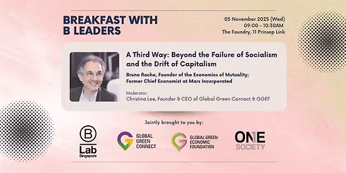 Breakfast with B Leaders featuring guest speaker Bruno Roche