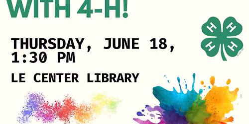 Explore Colors at the Le Center Library