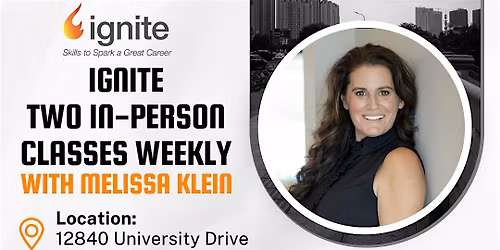 Ignite Two in-person classes weekly with Melissa Klein