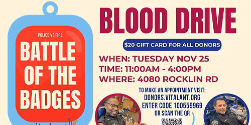 Battle of the Badges Blood Drive