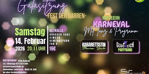 Galasitzung - Fest der Narren