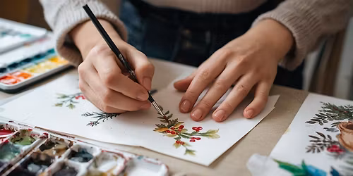 Watercolor Workshop- How to Paint Your Own Holiday Card!