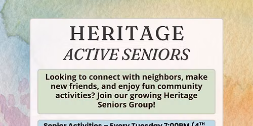 Senior Activities 