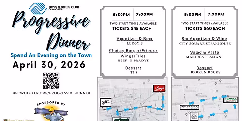 Progressive Dinner Wooster