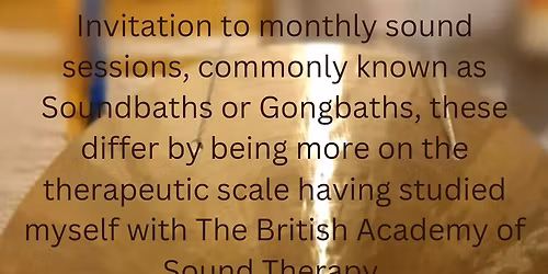 Flow Therapeutic Sound Session (November)