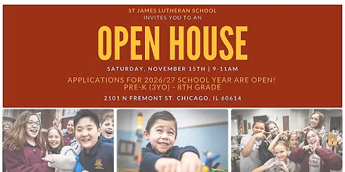 St. James Lutheran School - Open House
