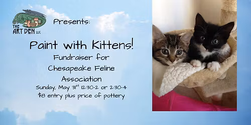 Paint with Kittens @ The Art Den LLC