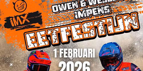 Eetfestijn tvv motocrossers Owen, Wesley & Mell Impens
