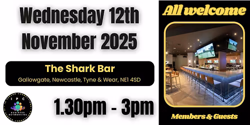 BUSINESS NETWORKING NEWCASTLE - Shark Bar with IPC