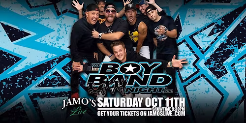 The Boy Band Night at Jamo's Live