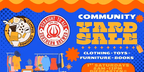 Community Yard Sale w. Campus Grounds & Straight to Ale \ud83d\udecd\ufe0f