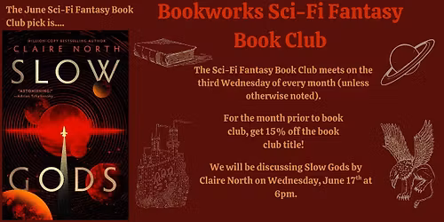 June Sci-Fi Fantasy Book Club