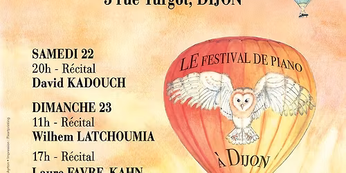 Festival \u201cChouette, du Piano !\u201d \u2013 22 & 23 novembre 2025