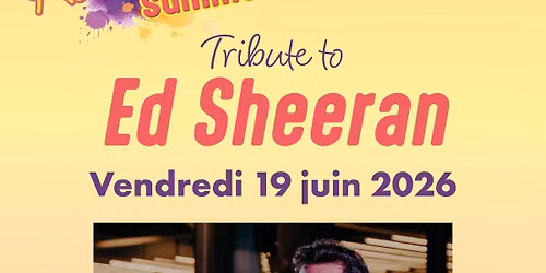 🔶 KULTURSUMMER 2026 – TRIBUTE TO ED SHEERAN 🔶 — Parc de Hesperange