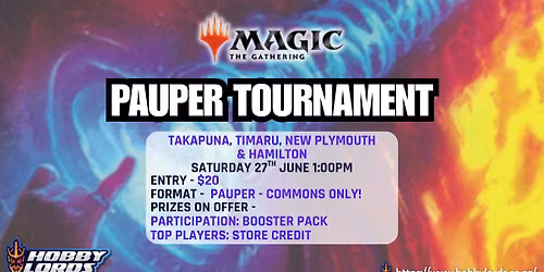 Magic: the Gathering - Pauper Tournament!