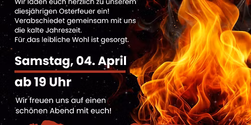 Osterfeuer auf dem Pfingstanger 2026