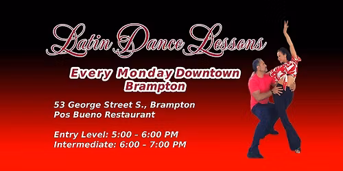 Latin Dance Lessons: Downtown Brampton