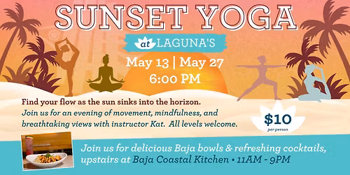 Sunset Yoga at Laguna's