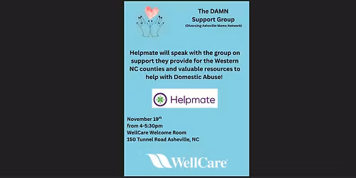 Divorce Asheville Moms Network (DAMN) with HelpMate