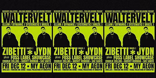 Recovery Collective & Foss pres. WALTERVELT [BR] (Ellum Audio \/ Diynamic)