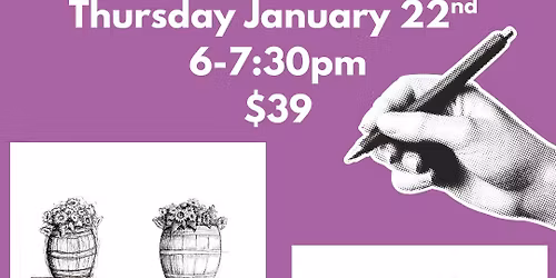 Introduction to Pen Drawing: Flowers!