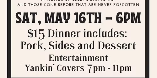 TSC 2nd Annual Pig Roast - TSC Members, TSC Member Guests, AYC and I-LYA Members are Welcome!