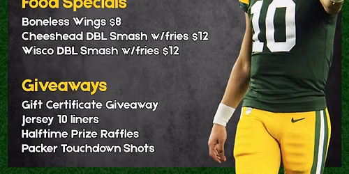 Green Bay Packers Gameday at Batley's!