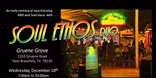 Soul Ethos (duo) at Gruene Grove