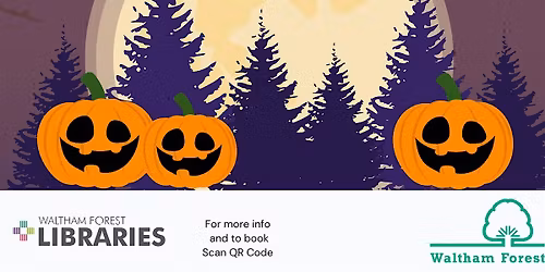Halloween craft session at Walthamstow library