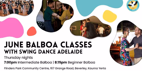 June Swing Dance Classes with Swing Dance Adelaide - BALBOA Edition