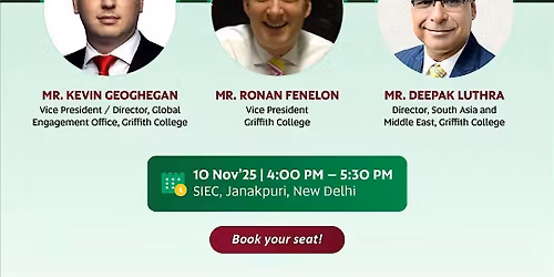 Meet University Delegates at Griffith College Ireland