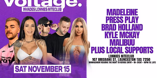 Voltage Invades Lonnies Niteclub [Nov 15]