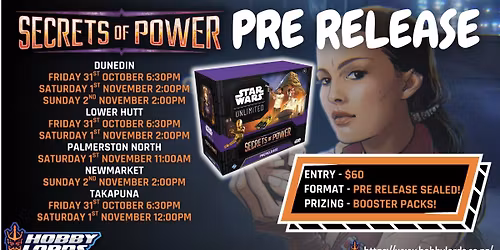 Star Wars Unlimited - Secrets of Power Pre Release!