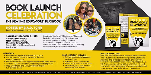 Book Launch Celebration: The New K-12 Educators\u2019 P