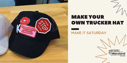 Make It Saturday: Make Your Own Trucker Hat